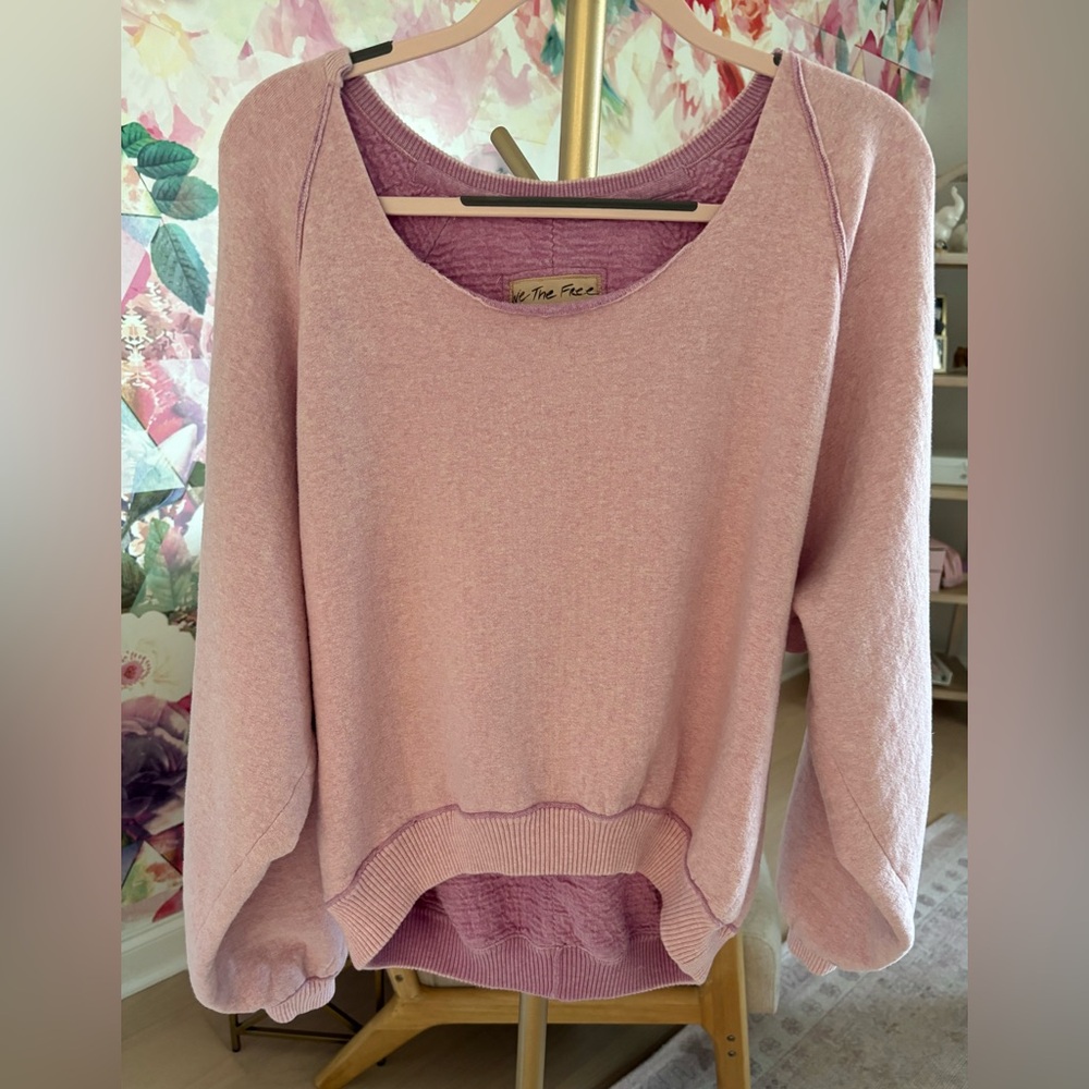 We The Free Pink Sweatshirt